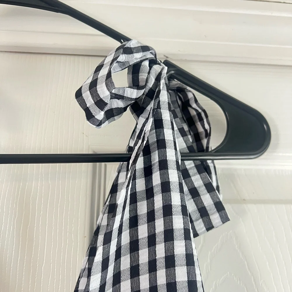 Black and White Gingham Dress - Picture 2 of 2